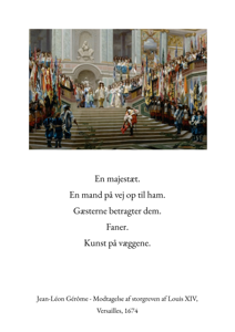 Jean-Léon Gérôme - Modtagelse af storgreven af Louis XIV Versailles 1674